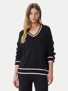 Liu Jo Sport Sweter TF5229 MS59L Czarny Regular Fit. Czarne swetry klasyczne Liu Jo Sport, l, z syntetyku, bez kołnierzyka. Za 429,99 zł.