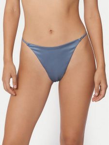 Calvin Klein Underwear Figi klasyczne LV00QF8657 Niebieski jasny. Niebieskie figi Calvin Klein Underwear, bez wzorów, z syntetyku. Za 119,99 zł.