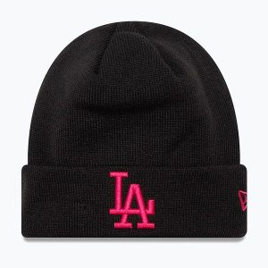 Czapka zimowa New Era Le Beanie La Dodgers. Czarne czapki New Era, bez wzorów. Za 129,99 zł.