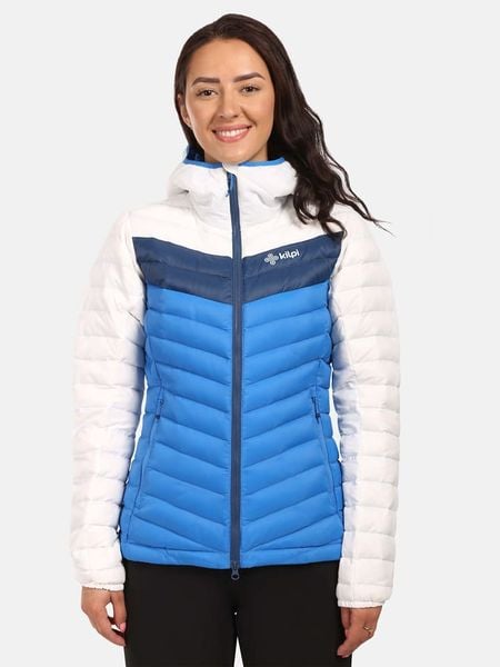 Kilpi Kurtka puchowa "Pyramiden" w kolorze niebiesko-białym rozmiar: 44. Białe kurtki Kilpi, bez wzorów, z materiału, bez kaptura. Za 522,14 zł.