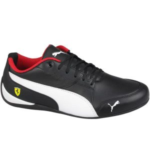 Adidasy Puma Sf Drift Cat 7, Dla obu płci. Czarne buty sportowe Puma, bez wzorów, ze skóry, bez zapięcia. W wyprzedaży za 390,00 zł.