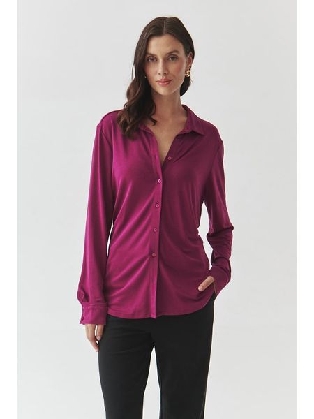 TATUUM Koszula "Ganko" w kolorze fioletowym rozmiar: M. Różowe koszule Tatuum, m, bez wzorów, bez kołnierzyka, bez ramiączek. Za 143,90 zł.