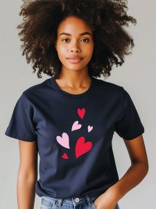 WOOOP Koszulka w kolorze granatowym rozmiar: XXL. Niebieskie bluzki Wooop, xxl, bez wzorów, z bawełny, bez kołnierzyka, bez ramiączek. Za 56,99 zł.