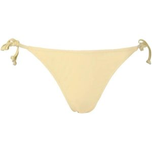 Figi do kostiumów kąpielowych dla kobiet Athlecia Sherrill Side-Tie. Żółte bikini Athlecia, bez wzorów. Za 182,50 zł.