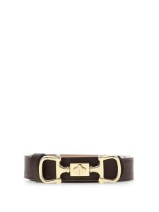 Guess Pasek 184743 Brązowy. Brązowe paski Guess, z aplikacjami, ze skóry. Za 194,99 zł.