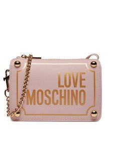 LOVE MOSCHINO Torebka JC4353PP0IK1160A Różowy. Czerwone torebki klasyczne LOVE MOSCHINO, bez wzorów, ze skóry, bez dodatków. Za 689,99 zł.