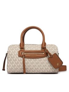 MICHAEL Michael Kors Torebka Jet Set 32S6GTVC0B Écru. Białe kuferki MICHAEL Michael Kors, bez wzorów, ze skóry, bez dodatków. Za 1 049,00 zł.