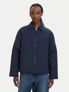 Tommy Jeans Kurtka przejściowa Tjw Coach DW0DW22909 Granatowy Regular Fit. Niebieskie kurtki Tommy Jeans, m, bez wzorów, z jeansu, bez kaptura. Za 526,99 zł.