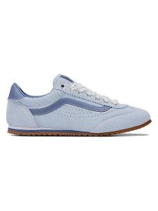 Vans Skórzane sneakersy "Super Lowpro" w kolorze błękitnym rozmiar: 43. Niebieskie trampki Vans, bez wzorów, bez zapięcia. Za 196,70 zł.