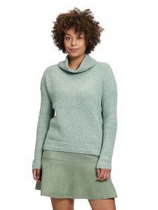 CARTOON Golf w kolorze błękitnym rozmiar: 38. Niebieskie golfy Cartoon, bez wzorów, ze splotem. Za 104,99 zł.