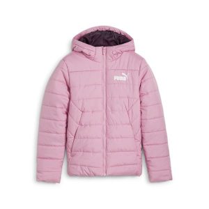 Młodzieżowa ocieplana kurtka Essentials PUMA Mauved Out Pink. Czerwona kurtki Puma, m, bez wzorów, z puchu, bez kaptura. Za 181,99 zł.