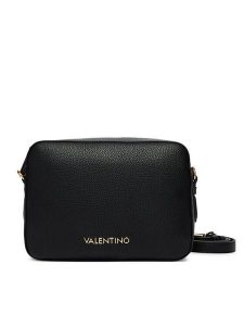 Valentino Torebka Brixton VBS7LX07 Czarny. Czarne listonoszki Valentino, bez wzorów, ze skóry, bez dodatków. Za 379,99 zł.