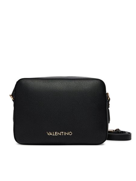 Valentino Torebka Brixton VBS7LX07 Czarny. Czarne listonoszki Valentino, bez wzorów, ze skóry, bez dodatków. Za 379,99 zł.