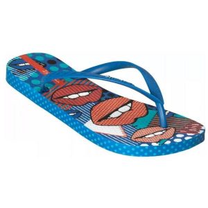 Japonki damskie plażowe do rekreacji Ipanema Lovely II. Czerwone klapki Ipanema, bez wzorów, z gumy, bez obcasa. Za 132,80 zł.