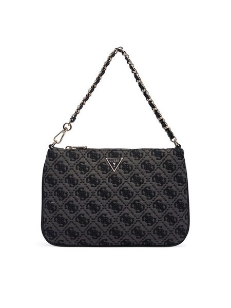 Guess Torebka PW7561 P6274 Czarny. Czarne torebki wieczorowe Guess, z aplikacjami, z materiału, bez dodatków. Za 264,99 zł.
