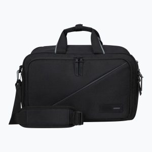 Plecak torba kabinowa z kieszenią na laptop American Tourister. Czarne plecaki AMERICAN TOURISTER, bez wzorów. Za 214,99 zł.