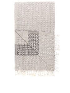 ILVY'S Chusta hammam w kolorze szaro-czarnym - 180 x 95 cm rozmiar: onesize. Czarne apaszki i chusty ILVY'S, bez wzorów, z bawełny. Za 60,99 zł.