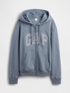 GAP Bluza w kolorze niebieskim rozmiar: XL. Niebieskie bluzy GAP, xl, bez wzorów, bez kaptura. Za 108,74 zł.