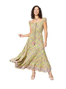 Ipanima Sukienka w kolorze jasnozielonym rozmiar: 38/40. Zielone sukienki Ipanima, bez wzorów, bez kołnierzyka, bez ramiączek, maxi. Za 78,99 zł.