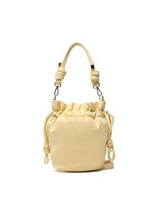 Jenny Fairy Torebka MJK-J-214-50-01 Żółty. Żółte torebki klasyczne Jenny Fairy, bez wzorów, ze skóry, bez dodatków. Za 129,99 zł.