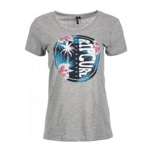 Rip Curl T-Shirt Damski Xs Szary. T-shirty marki Rip Curl. W wyprzedaży za 93,00 zł.