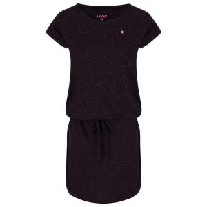 Sukienka letnia LOAP Burget damska — S. Fioletowe sukienki WOMEN'S HEALTH, na lato, s, bez wzorów, sportowe, bez kołnierzyka, bez ramiączek, sportowe. Za 152,99 zł.