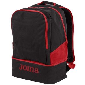 Plecak treningowy Joma Estadio III dwukomorowy z przegrodą na buty 23,8 L. Czarne plecaki JOMA. Za 89,99 zł.