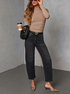 LA Angels Koszulka w kolorze beżowym rozmiar: S. Brązowe bluzki LA Angels, s, bez wzorów, bez kołnierzyka, bez ramiączek. Za 126,99 zł.