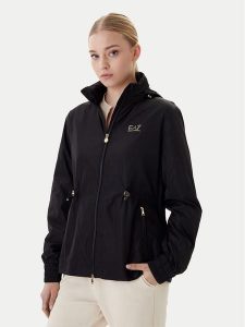 EA7 Emporio Armani Kurtka przejściowa 7W000471 AF12454 UC001 Czarny Regular Fit. Czarne kurtki EA7 Emporio Armani, xl, bez wzorów, z syntetyku, bez kaptura. Za 529,99 zł.