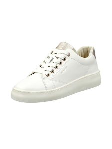 GANT Footwear Skórzane sneakersy "Lawill" w kolorze złoto-biało-jasnoróżowym rozmiar: 39. Białe trampki GANT Footwear, bez wzorów, ze skóry, bez zapięcia. Za 269,11 zł.