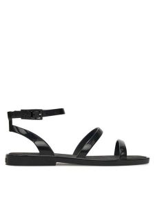 Melissa Sandały Melissa Heat Sandal Ad 36044 Czarny. Czarne sandały Melissa, bez wzorów, z tworzywa sztucznego, bez obcasa, na płaskiej podeszwie, bez zapięcia. Za 199,99 zł.