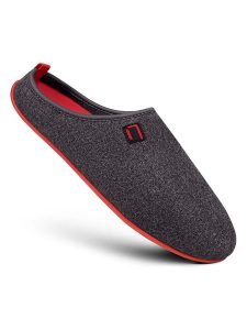 Nanga shoes Kapcie w kolorze szaro-czerwonym rozmiar: 43. Czerwone kapcie Nanga shoes, bez wzorów, z materiału. Za 140,95 zł.