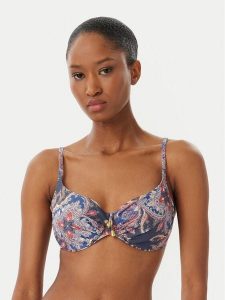 Selmark Góra od bikini BO911 Niebieski. Niebieskie bikini Selmark, bez wzorów, z syntetyku. Za 349,99 zł.