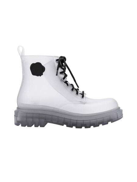 Melissa Botki w kolorze białym rozmiar: 40. Białe botki Melissa, bez wzorów, bez obcasa, bez zapięcia. Za 234,38 zł.