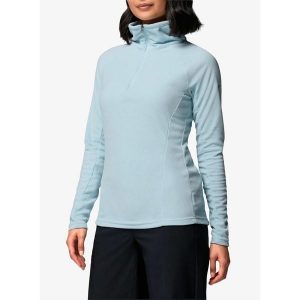 Bluza damska bez kaptura Columbia Glacial IV 1/2 Zip. Niebieskie bluzy Columbia, bez wzorów, bez kaptura. Za 173,19 zł.