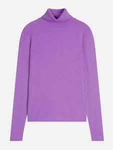 AUTHENTIC CASHMERE Kaszmirowy golf "Bise" w kolorze fioletowym rozmiar: XXL. Różowe golfy AUTHENTIC CASHMERE, bez wzorów, z kaszmiru. Za 365,42 zł.