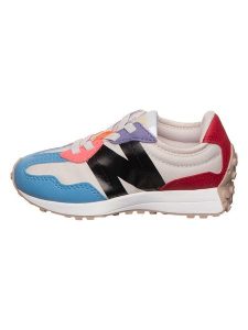 New Balance Sneakersy "327" w kolorze beżowym ze wzorem rozmiar: 18. Brązowe trampki New Balance, bez wzorów, bez zapięcia. Za 131,74 zł.