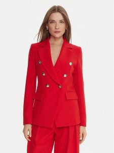 Maryley Marynarka 25IB139/43MA Czerwony Regular Fit. Czerwone marynarki i żakiety Maryley, l, bez wzorów, z syntetyku. Za 499,99 zł.