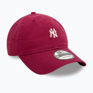 Czapka z daszkiem New Era Mini Washed 9Twenty New York Yankees. Czerwone czapki New Era, bez wzorów. Za 119,99 zł.