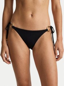 Guess Dół od bikini E6GO10 KF590 Czarny. Czarne bikini Guess, z aplikacjami, z syntetyku. Za 289,99 zł.