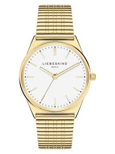 Liebeskind Zegarek kwarcowy w kolorze złoto-białym rozmiar: onesize. Białe, analogowe zegarki Liebeskind. Za 249,95 zł.