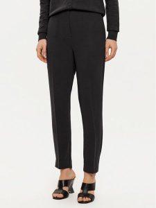 Tommy Hilfiger Chinosy WW0WW45450 Czarny Slim Fit. Czarne chinosy TOMMY HILFIGER, bez wzorów, z syntetyku. Za 309,99 zł.