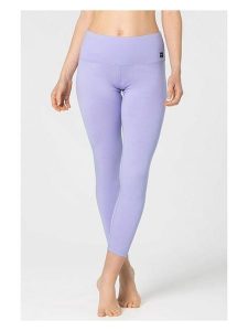 Super.natural Legginsy w kolorze lawendowym do jogi rozmiar: XL. Różowe legginsy super.natural, bez wzorów, z materiału. Za 126,99 zł.