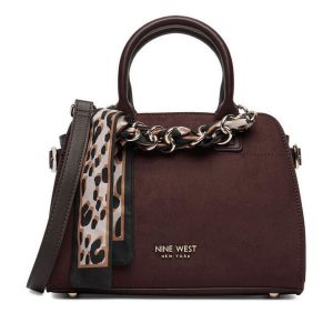 Torebka Nine West. Brązowe torebki klasyczne Nine West, bez wzorów, bez dodatków. Za 249,99 zł.