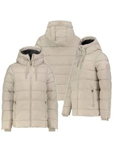 Sublevel Kurtka pikowana w kolorze kremowym rozmiar: L. Brązowe kurtki Sublevel, l, bez wzorów, bez kaptura. Za 325,79 zł.