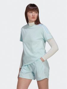 Adidas T-Shirt adicolor Classics HN5902 Błękitny Regular Fit. Niebieskie t-shirty ADIDAS, bez wzorów, z bawełny, bez kołnierzyka, bez ramiączek. Za 139,99 zł.