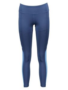 Reebok Legginsy sportowe "Workout Ready" w kolorze niebieskim rozmiar: M. Niebieskie legginsy Reebok, m, bez wzorów, outdoorowe. Za 86,99 zł.