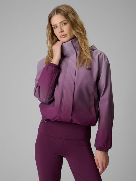 4F Kurtka przejściowa membrana 5000 damska - multikolor M. Brązowe kurtki 4f, m, bez wzorów, z materiału, bez kaptura. Za 349,99 zł.