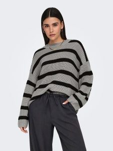 JDY Sweter w kolorze szarym rozmiar: L. Szare swetry oversize JDY, l, bez wzorów, bez ramiączek. Za 114,44 zł.