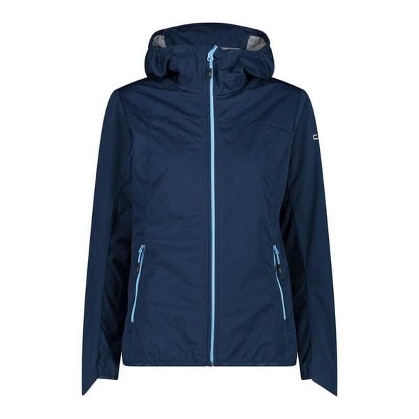 Kurtka przeciwdeszczowa damska z kapturem CMP. Niebieskie kurtki CMP, bez wzorów, z kapturem. Za 422,00 zł.